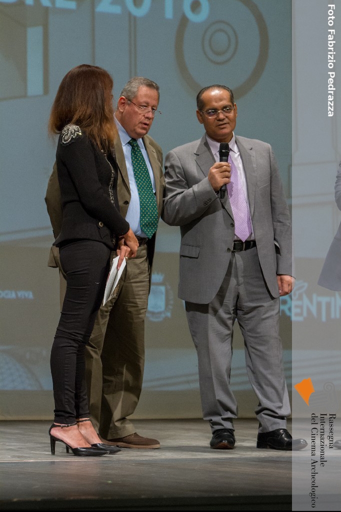 Rassegna 2016 | La serata finale al Teatro Zandonai. Interviene Mostafa Amin, segretario generale del Supremo Consiglio delle Antichità d'Egitto