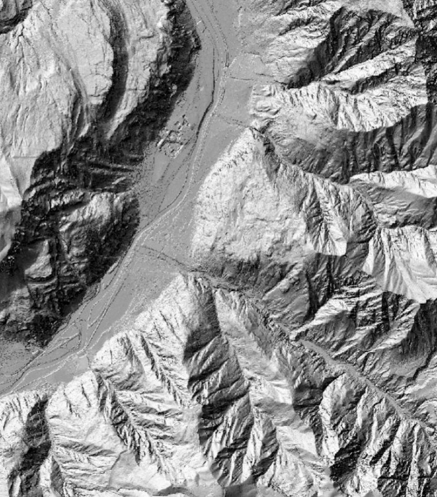 Pannello 3 - foto 4 | Soleggiamento DTM Lidar 135°, estratto dal Portale Geocartografico Trentino
