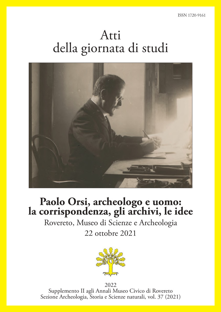 Atti della giornata di studi Paolo Orsi