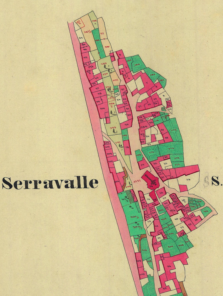 Pannello 1 foto 3 | Mappa storica di impianto del 1859, dal Servizio Catasto della Provincia autonoma di Trento